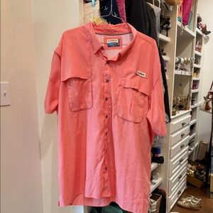 Columbia Coral Button-Up Shirt